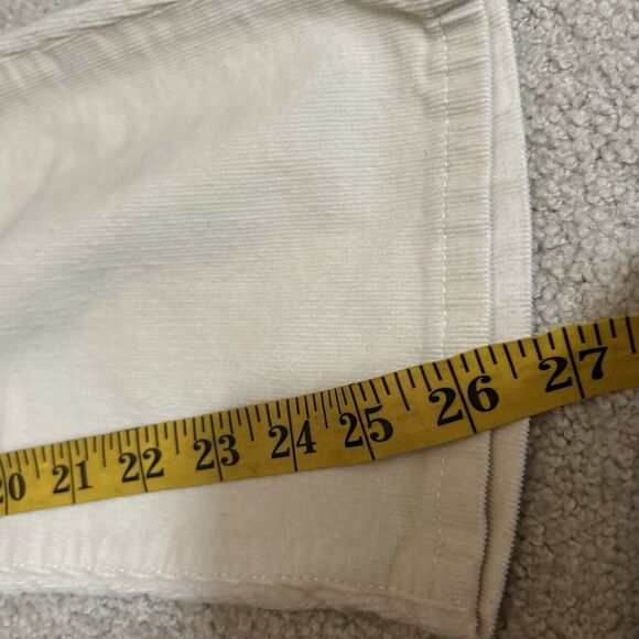 Marine Layer Corduroy Pants Casual Vintage Style Straight Cream Women's Size 27 - Picture 7 of 7